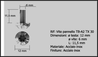 Viterie listello legno